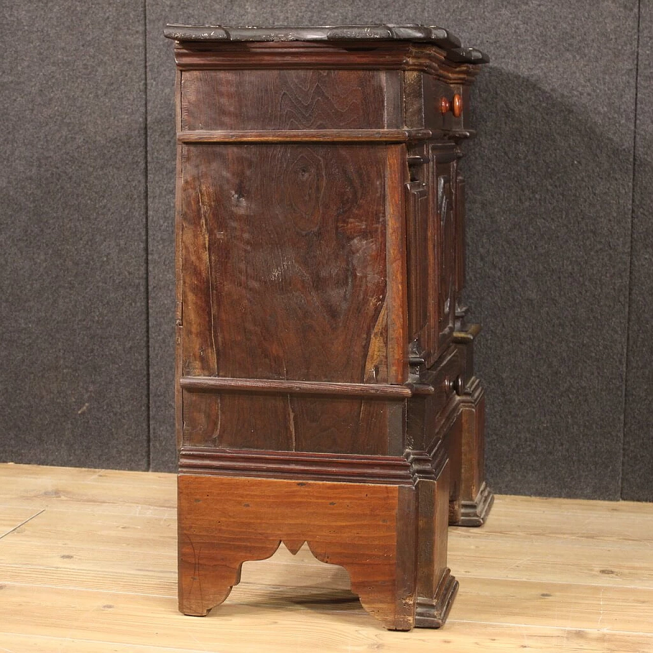 Louis XIV style wood sideboard, 1950s 9