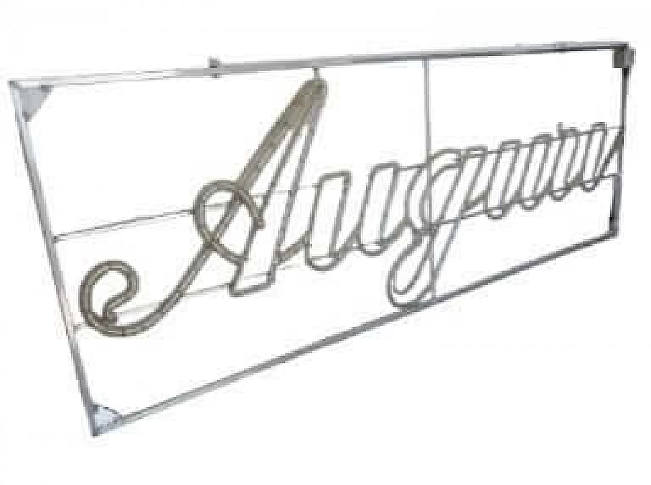 Auguri lighted sign, 1970s 13