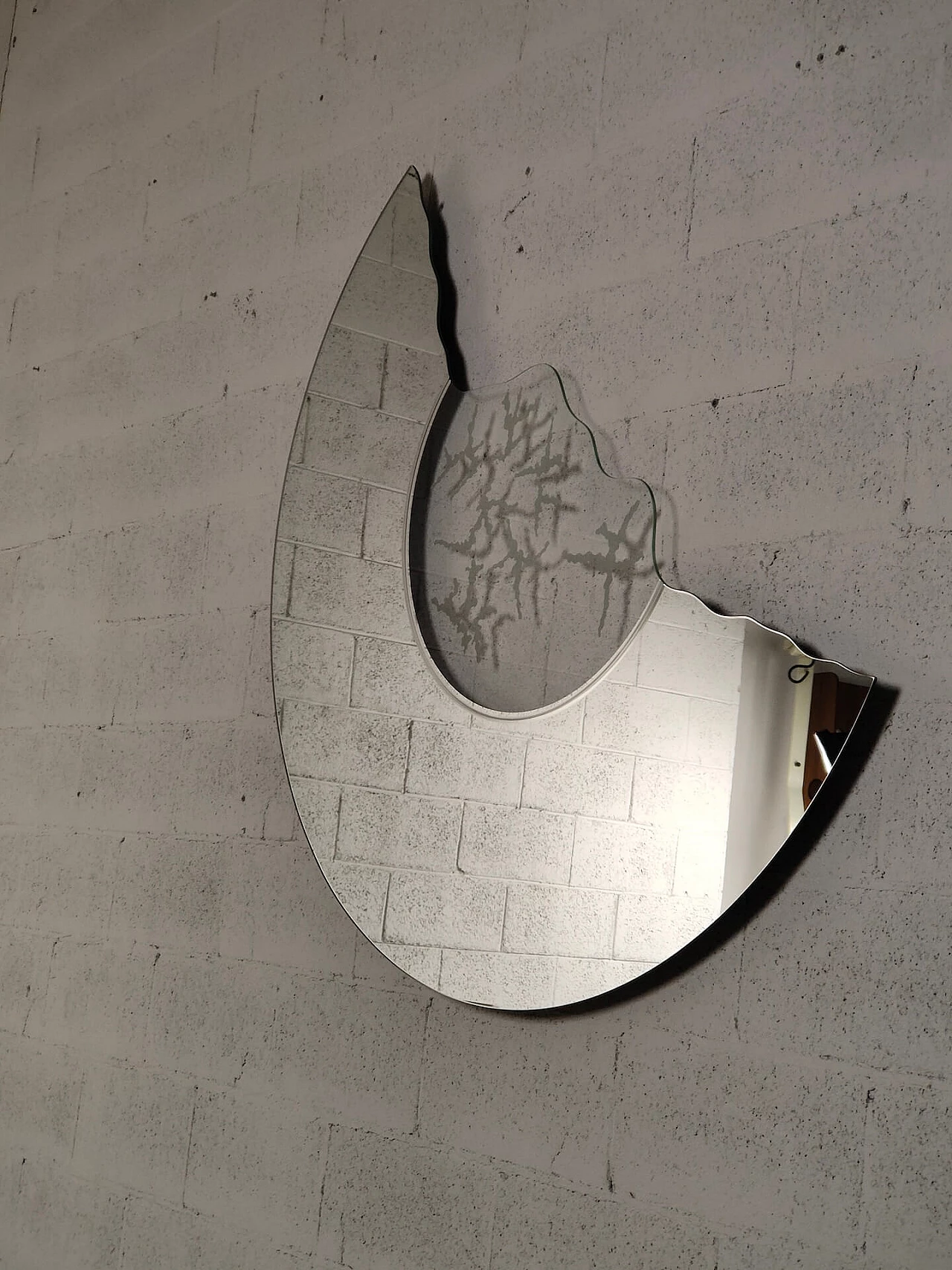 Specchio Scornice di Nanda Vigo per Glas Italia, anni '90 2