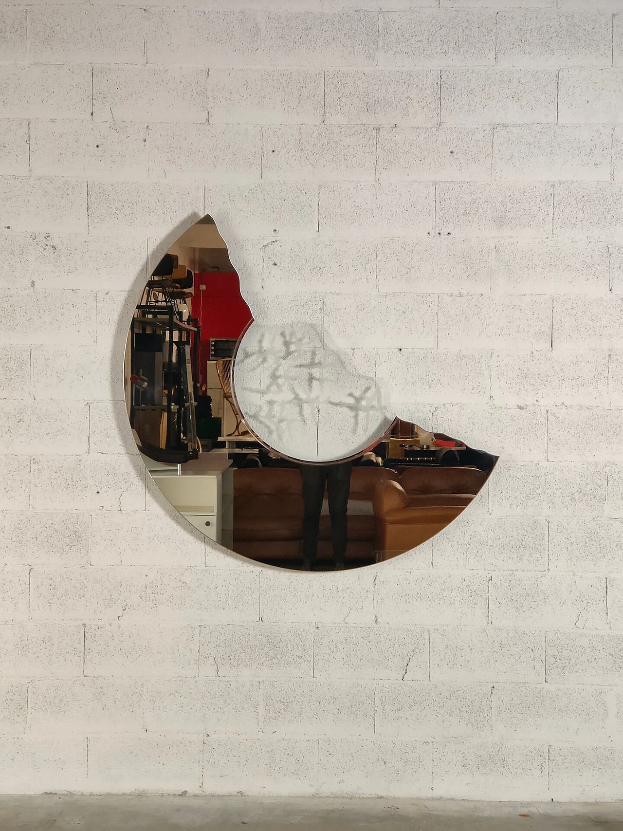 Specchio Scornice di Nanda Vigo per Glas Italia, anni '90 5