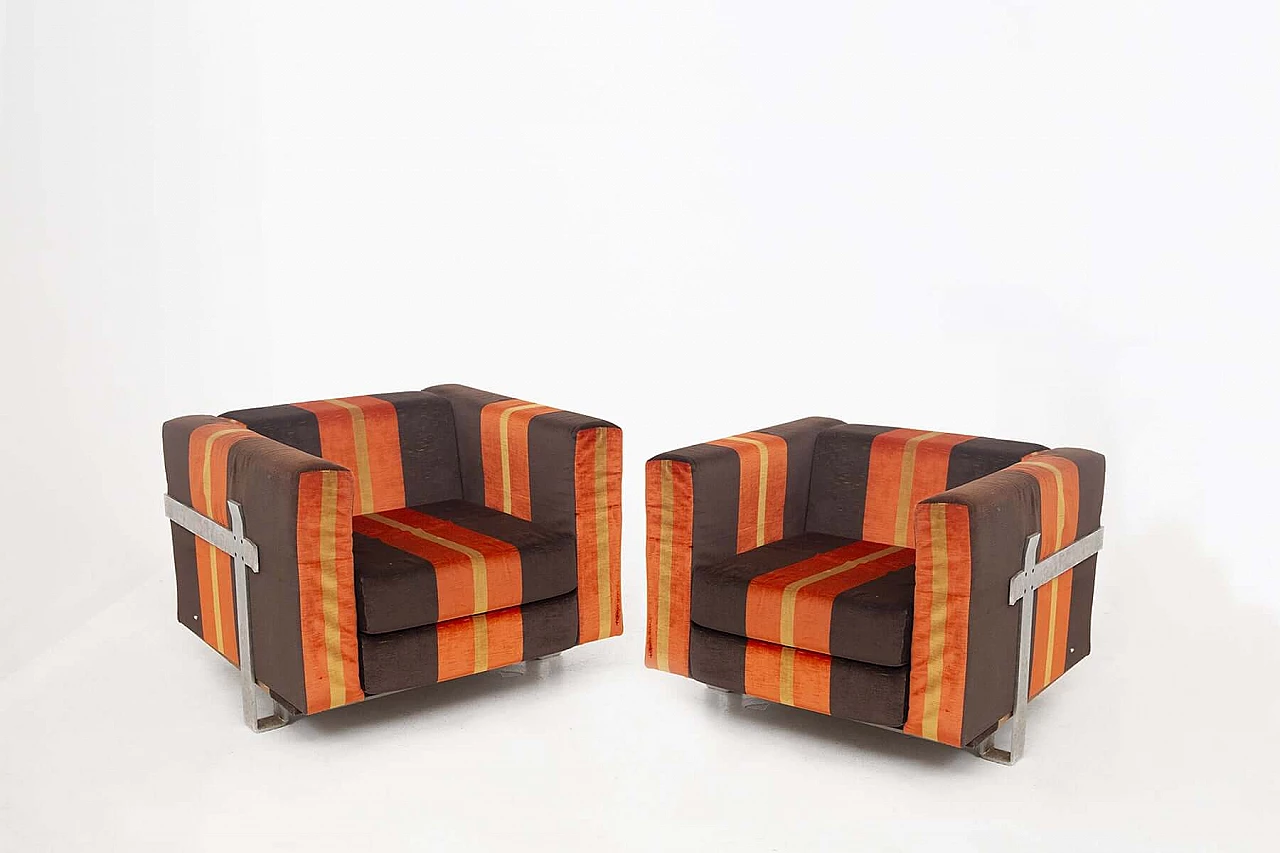 Pair of armchairs by Kazuhide Takahama for Simon Gavina, 1970s 1