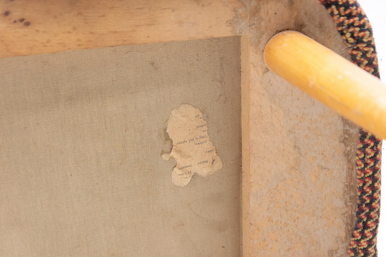 Pair of upholstered bentwood chairs by Radomír Hofman for Ton, 1960s 18