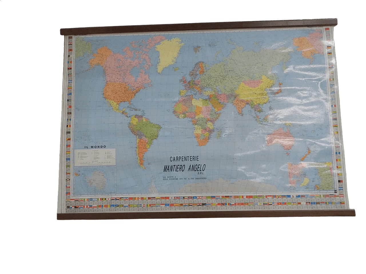 Carta geografica del mondo di Freytag & Berndt, anni '80 13