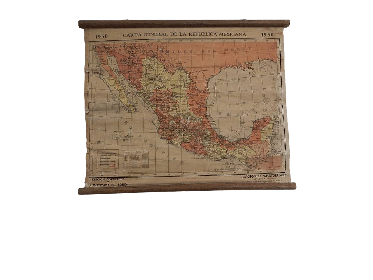 Map of the Mexican Republic, 1950 12