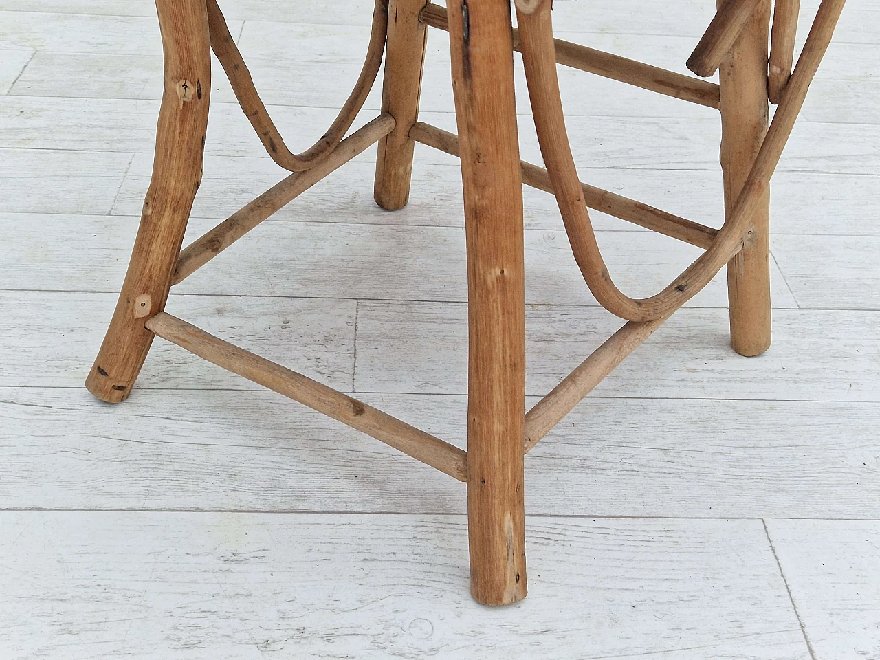 Poltrona in rattan di Le Corbusier per Pascal Raffier Vannerie, anni '60 8