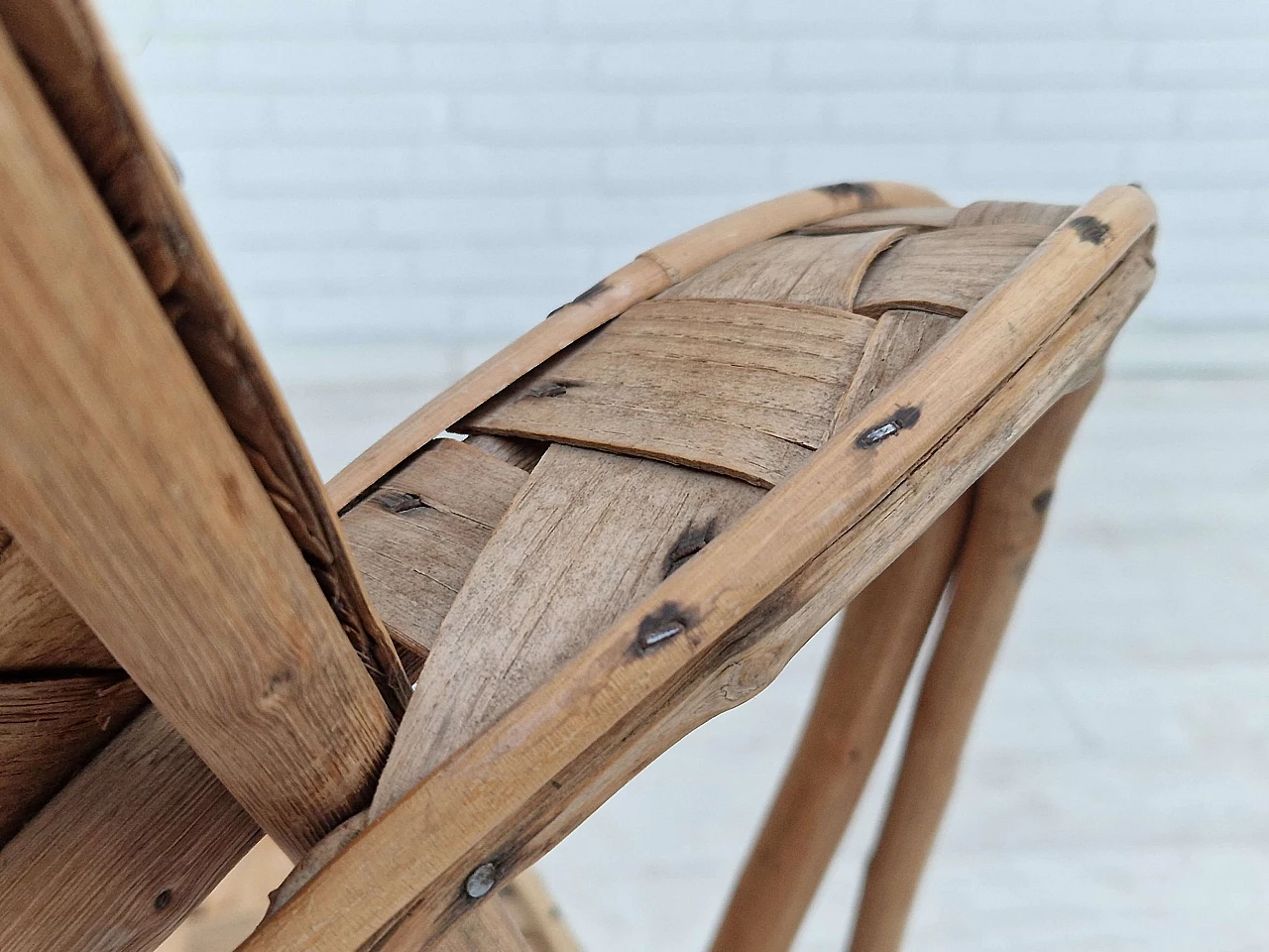 Poltrona in rattan di Le Corbusier per Pascal Raffier Vannerie, anni '60 16