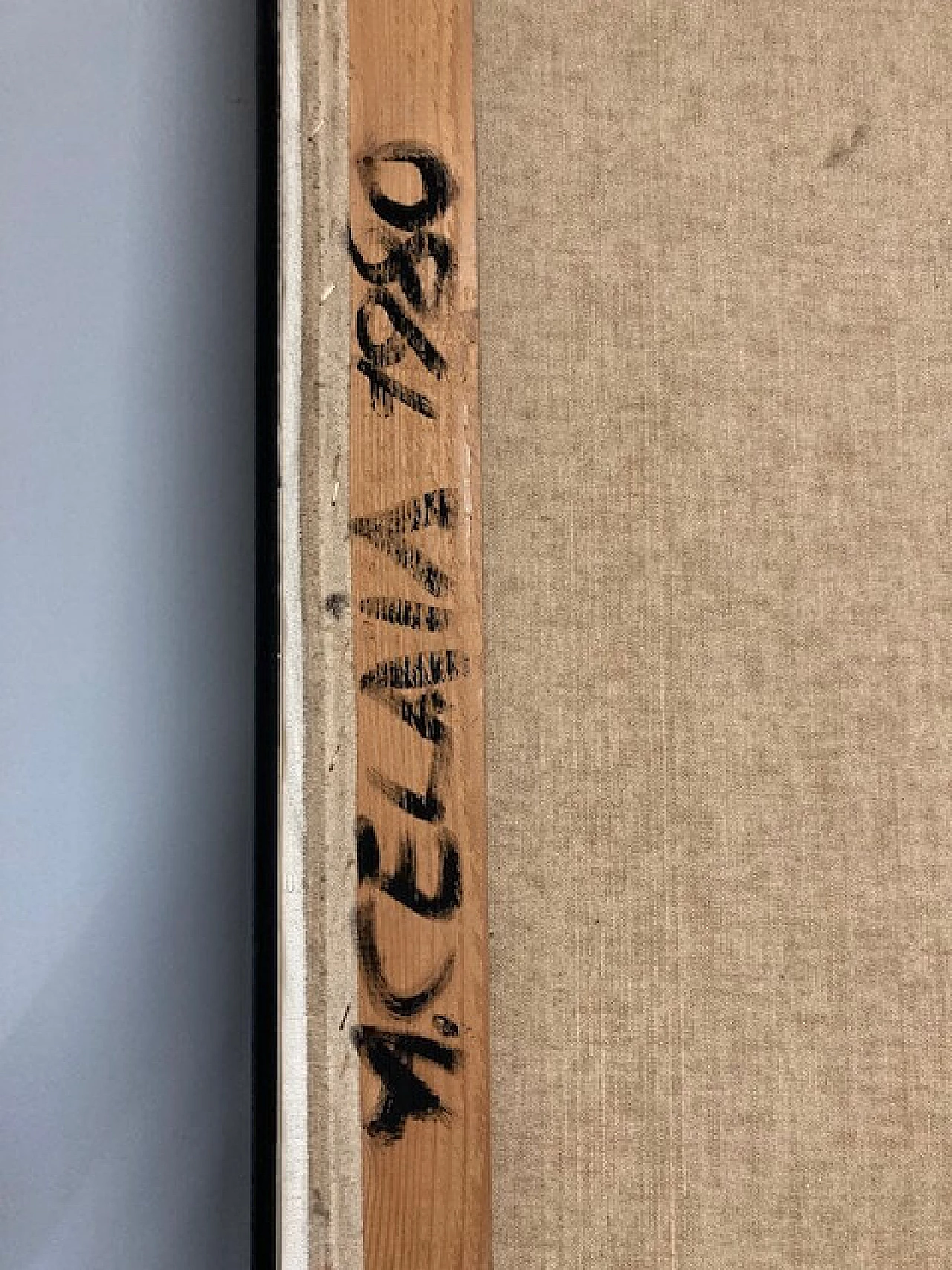 Alfredo Celaia, Pegasus, enamel painting on canvas, 1980 intOndo