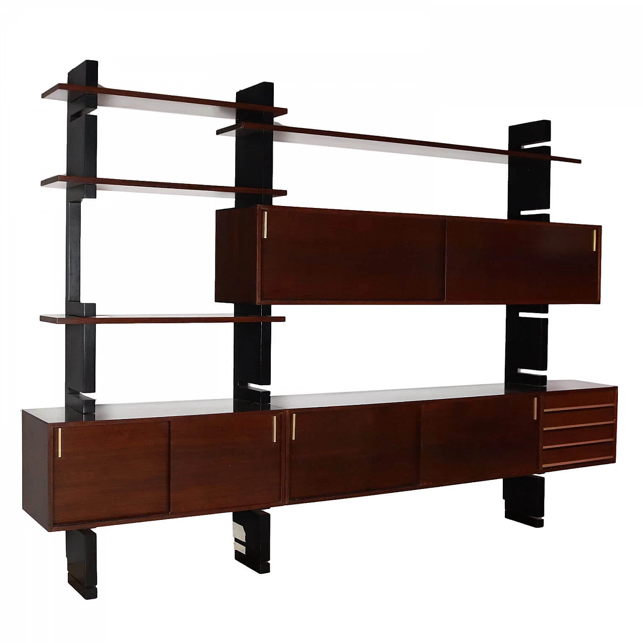 Libreria modulare Extenso per Amma, anni '60 1