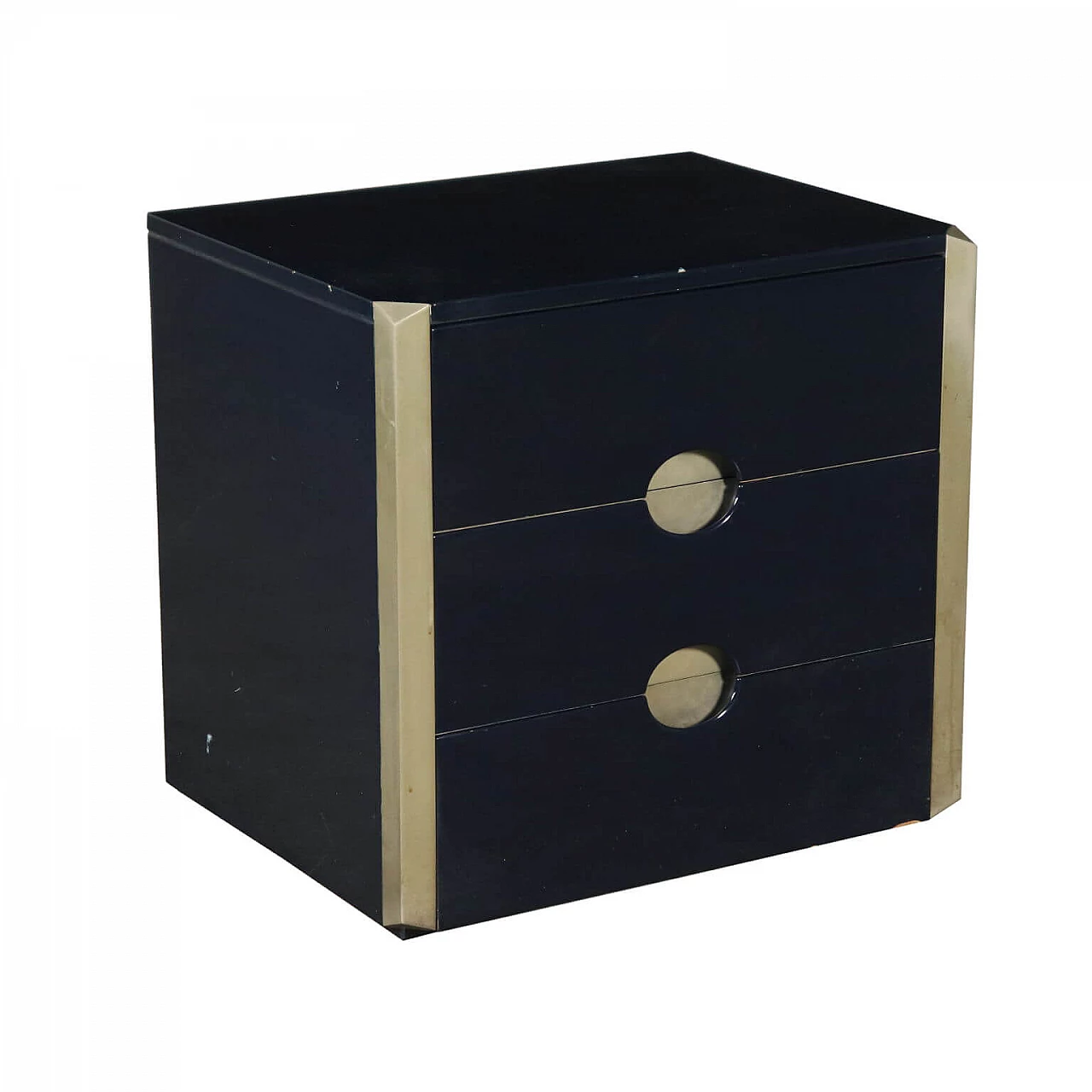 Piece of Furniture Wood and Metal Luigi Caccia Dominoni 1970s 1