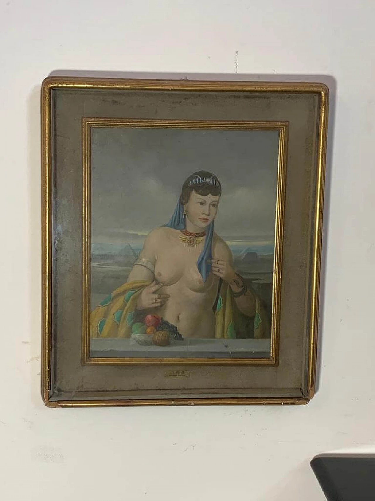 Adriano Gajoni, Cleopatra, oil on canvas, 1950s 1