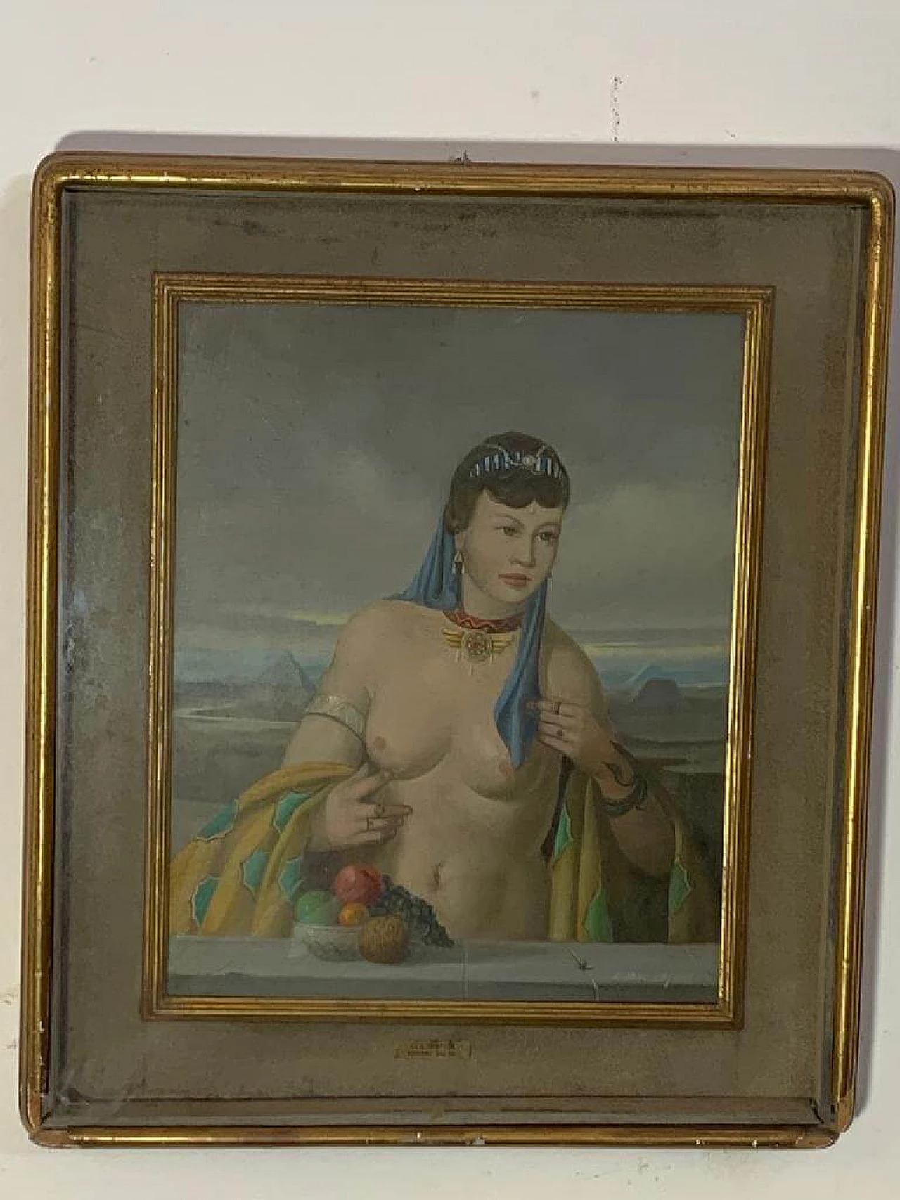 Adriano Gajoni, Cleopatra, olio su tela, anni '50 2