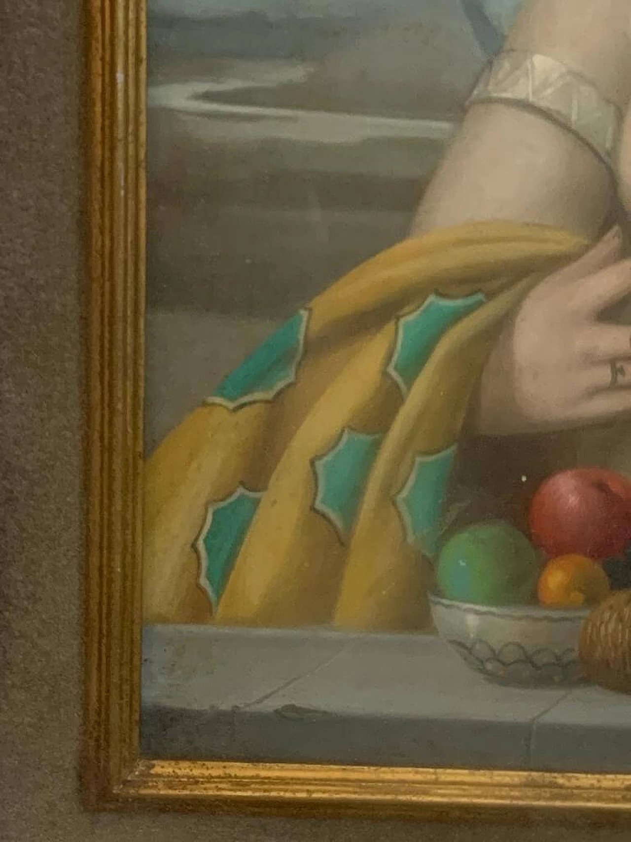 Adriano Gajoni, Cleopatra, olio su tela, anni '50 4