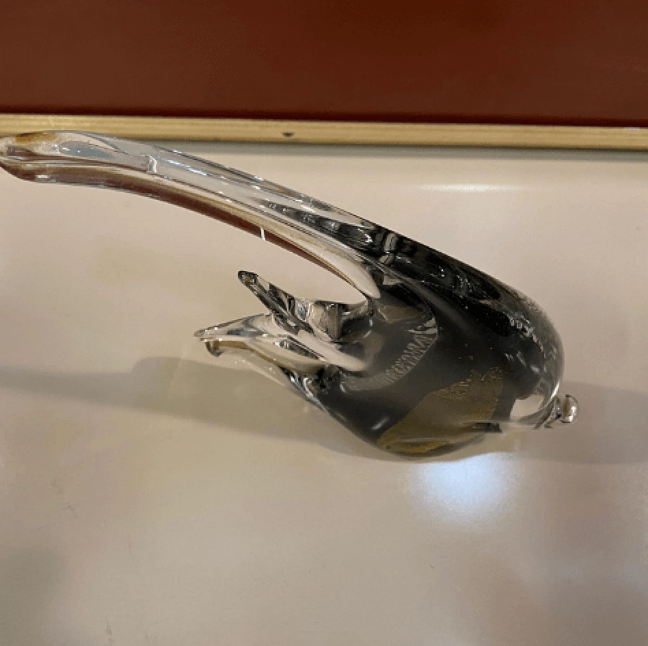 Murano glass tropical fish sculpture by Seguso, 1980s 4