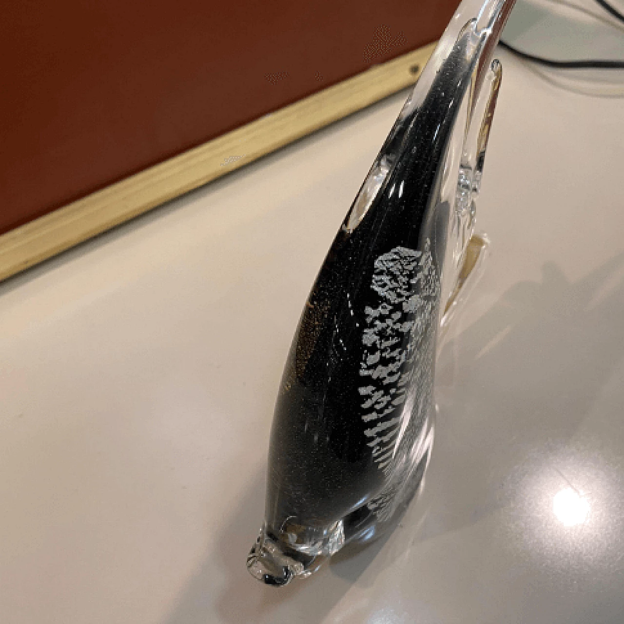 Murano glass tropical fish sculpture by Seguso, 1980s 6