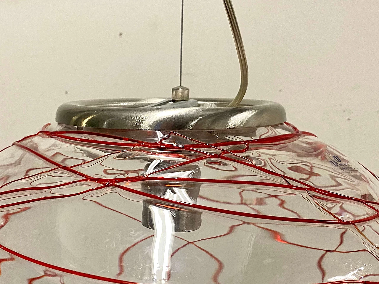 Murano glass spherical chandelier, 1980s 1