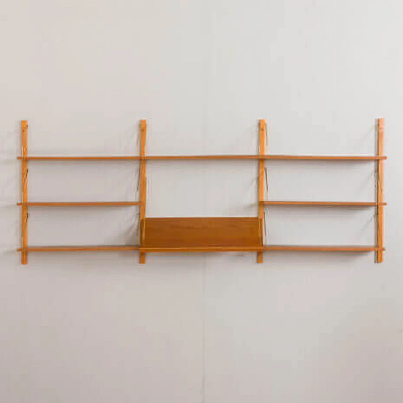 Oak bookcase in the style of Poul Cadovius or Preben Sorensen, 1960s 4