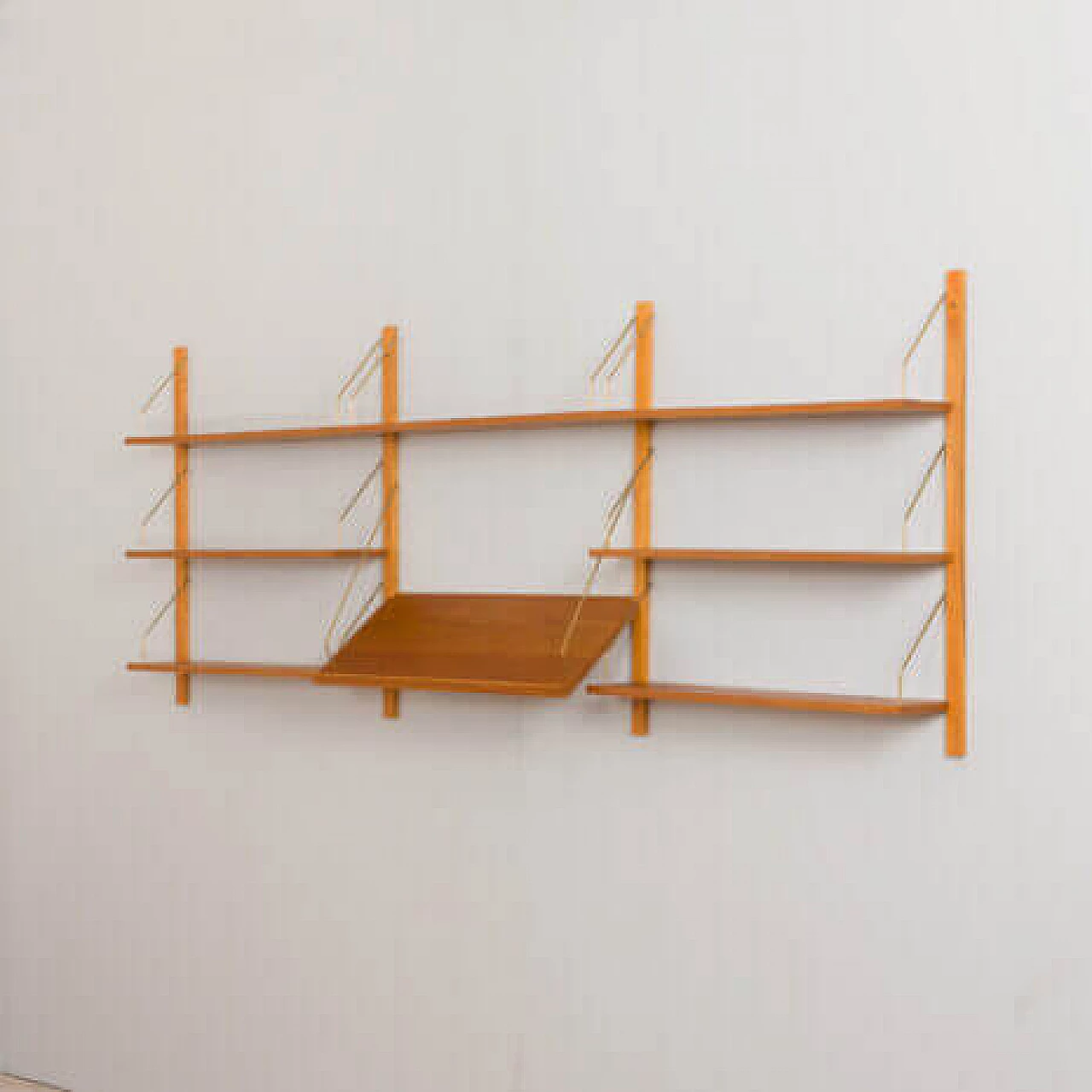 Oak bookcase in the style of Poul Cadovius or Preben Sorensen, 1960s 5