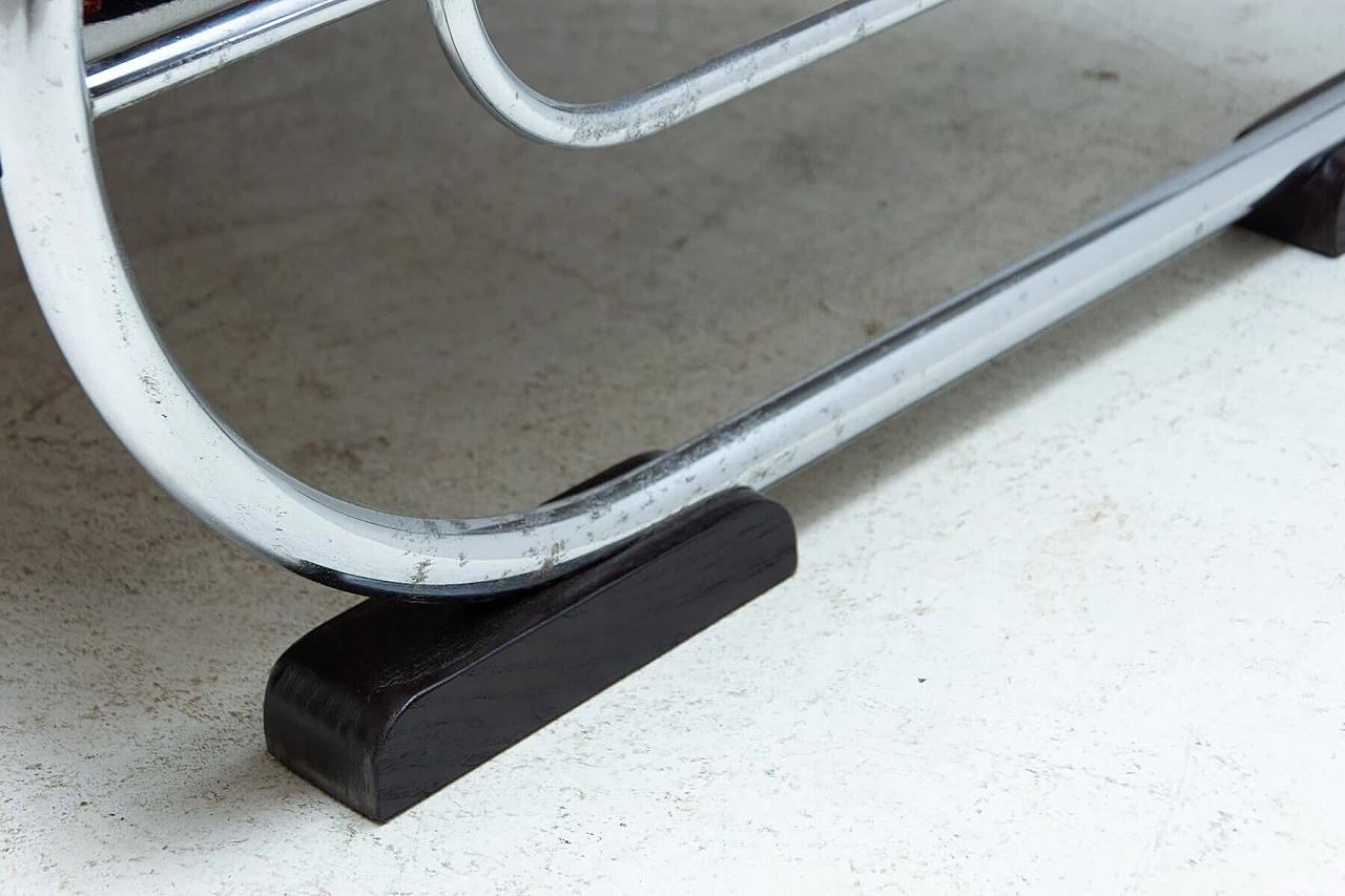 Bauhaus sofa in chrome tubular steel by Hynek Gottwald, 1930s 5