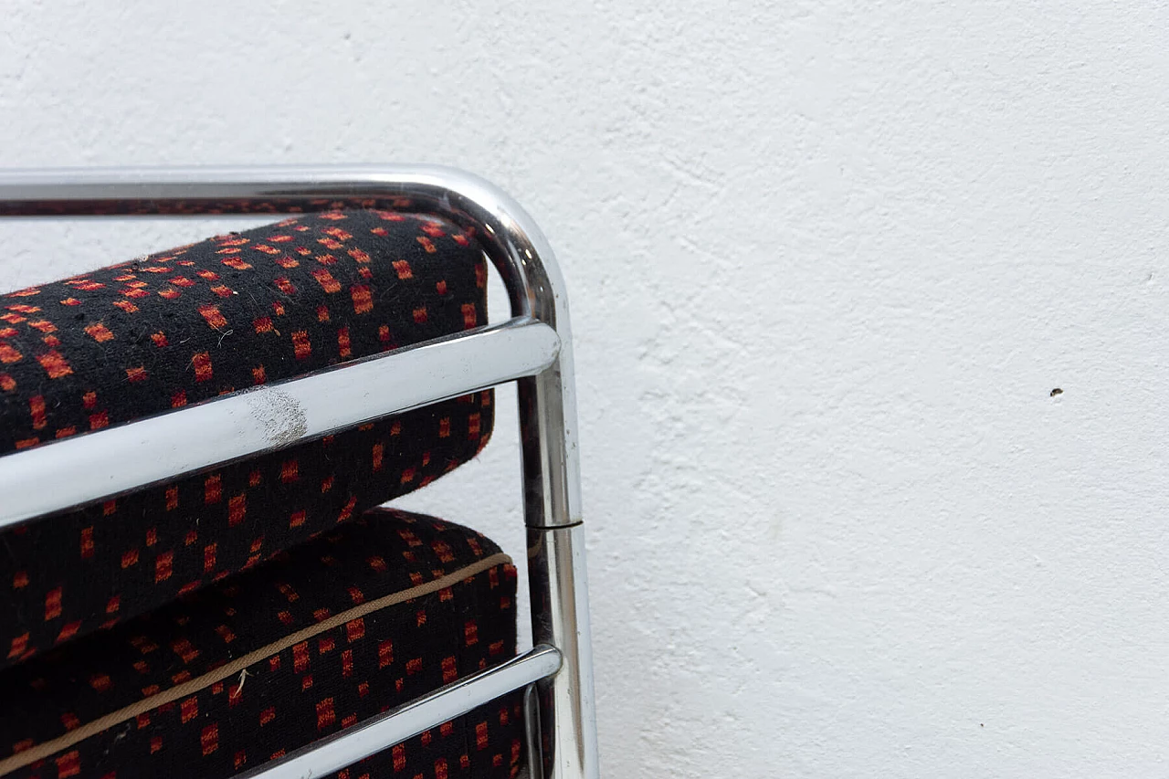 Bauhaus sofa in chrome tubular steel by Hynek Gottwald, 1930s 6