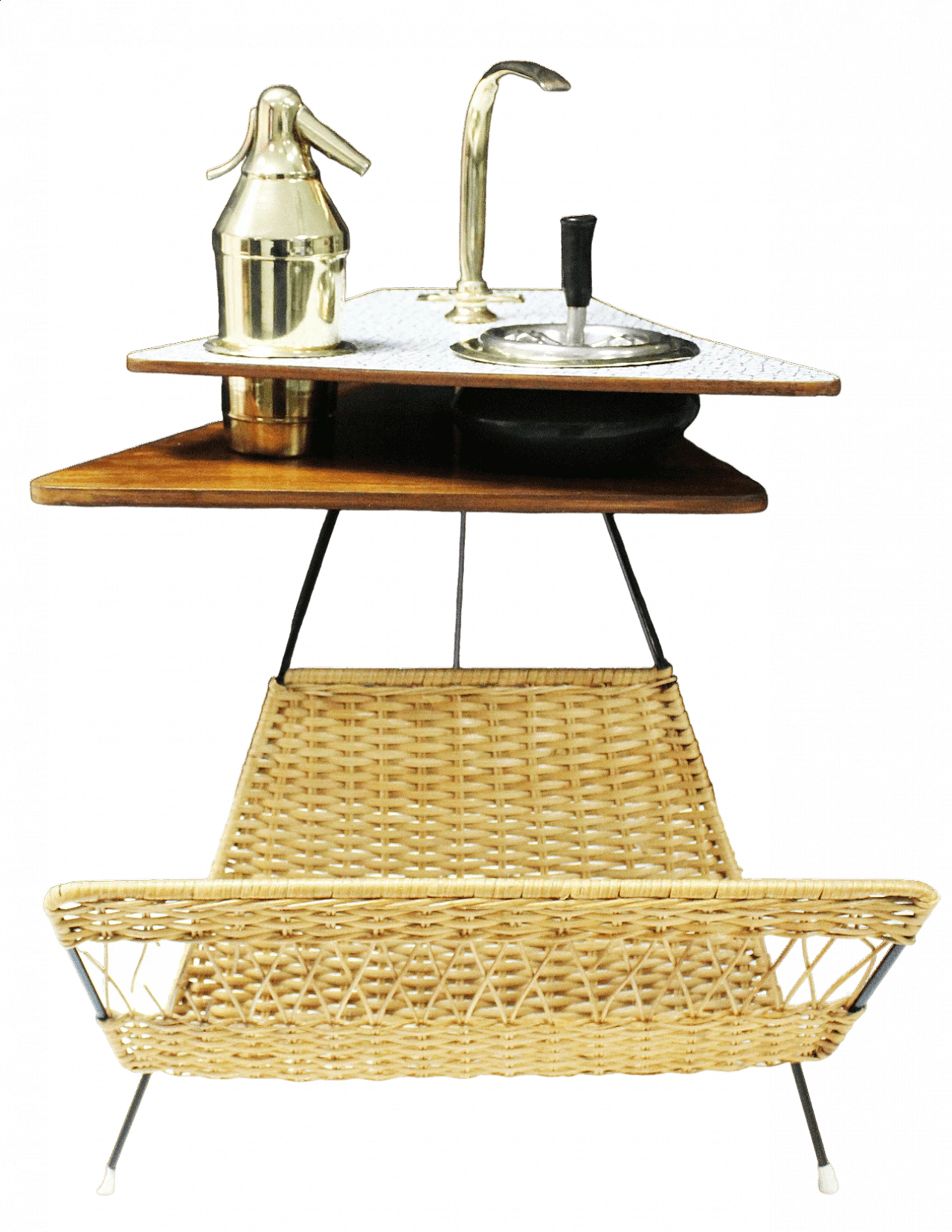 Smoking table with magazine rack, 1950s | intOndo