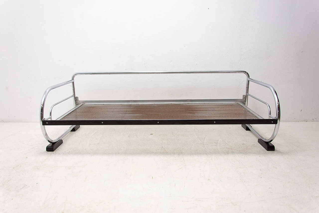 Bauhaus sofa in chrome tubular steel by Hynek Gottwald, 1930s 8