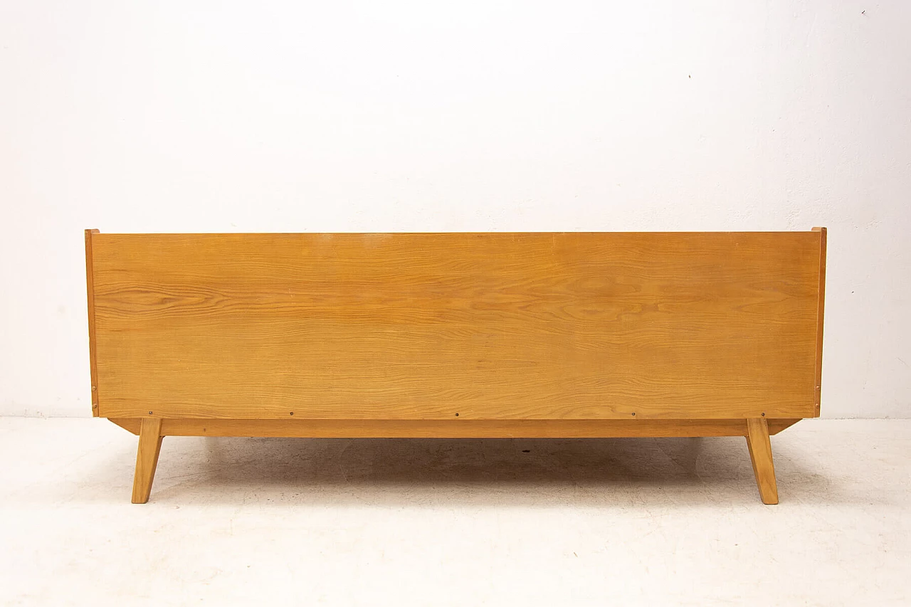 Folding beech sofa bed by Drevotvar, 1970s 13