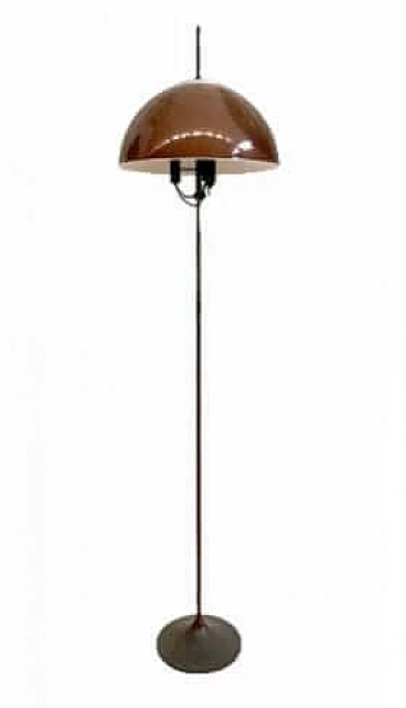 Plexiglass and metal floor lamp by Stilux, 1970s