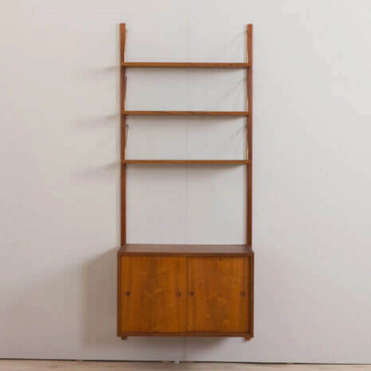 Modular teak bookcase by Preben Sorensen, 1960s 4