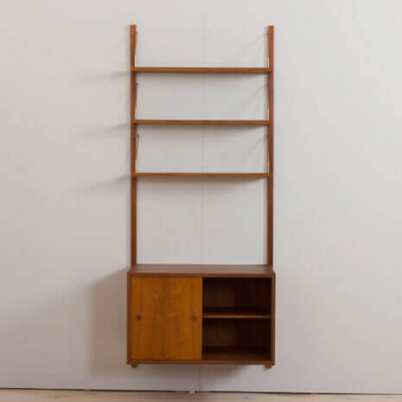 Modular teak bookcase by Preben Sorensen, 1960s 5