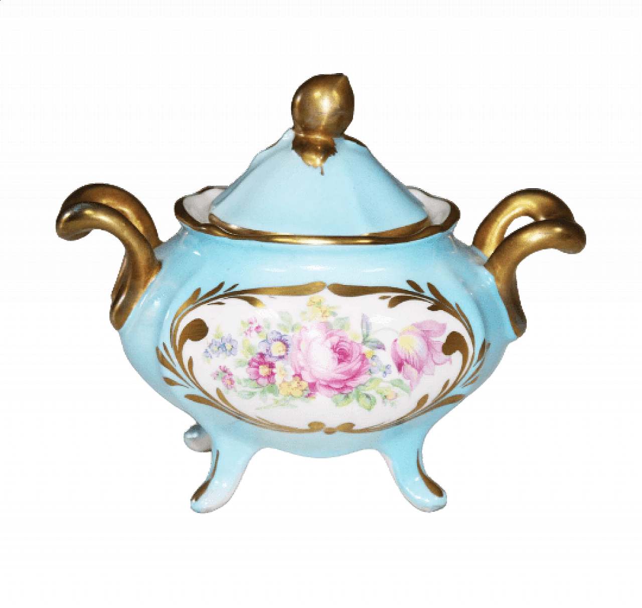 Zuccheriera in porcellana Limoges, anni '20 7