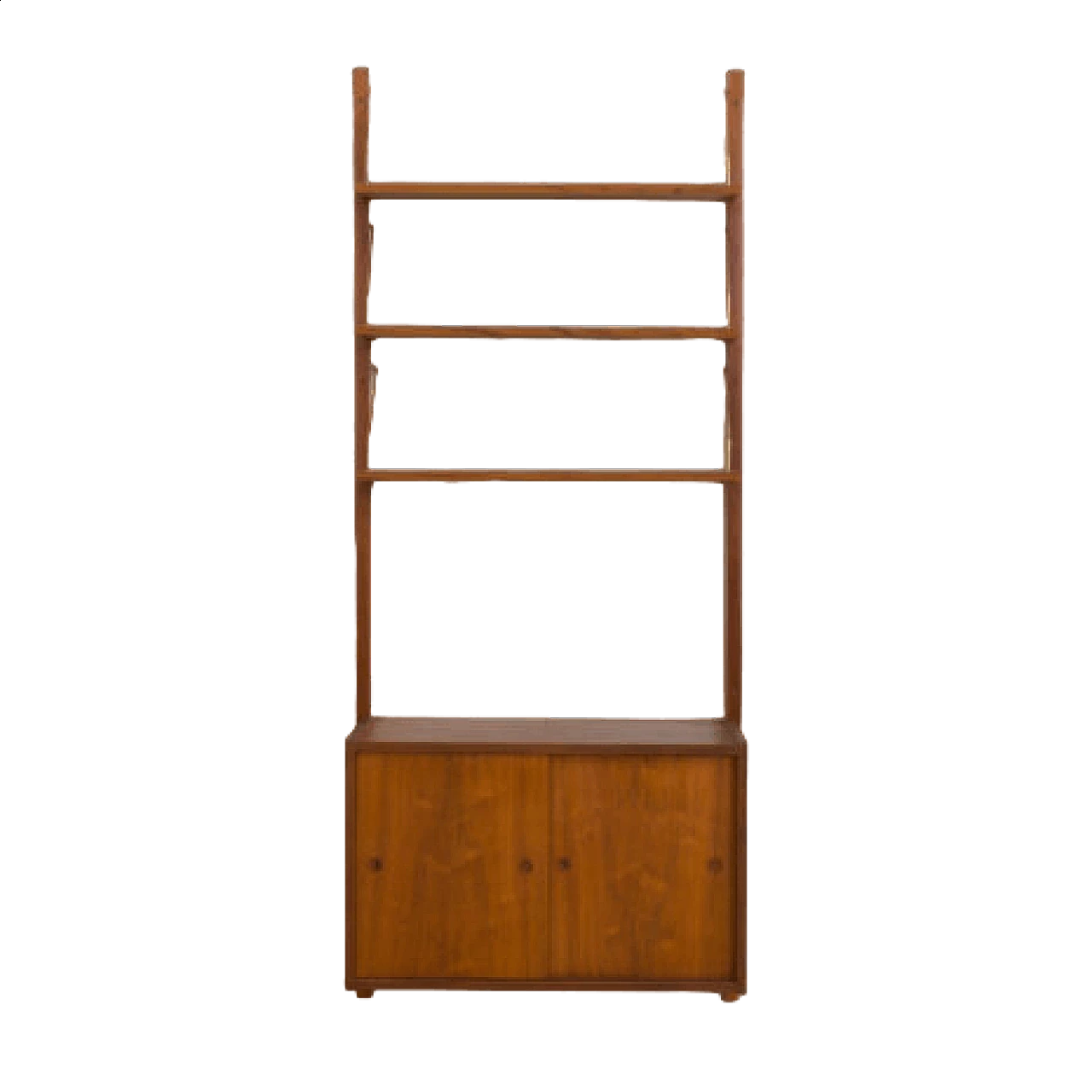 Modular teak bookcase by Preben Sorensen, 1960s 17