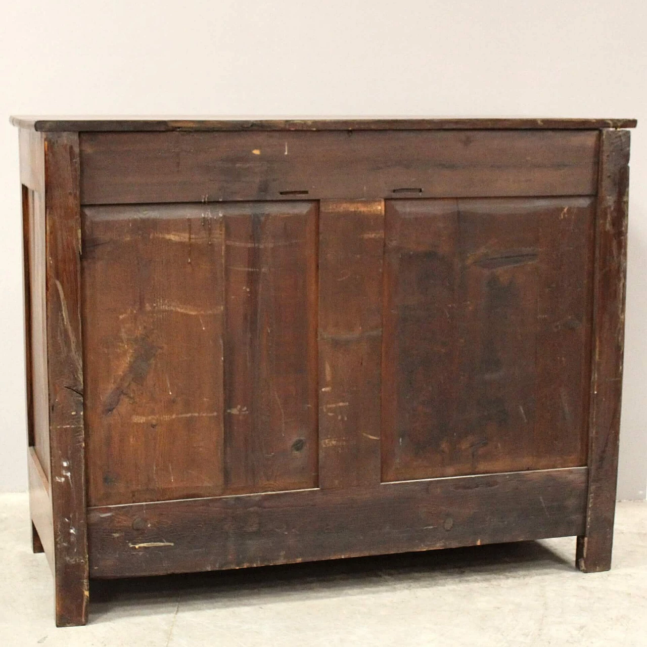 Credenza Luigi Filippo in noce massello, metà '800 5