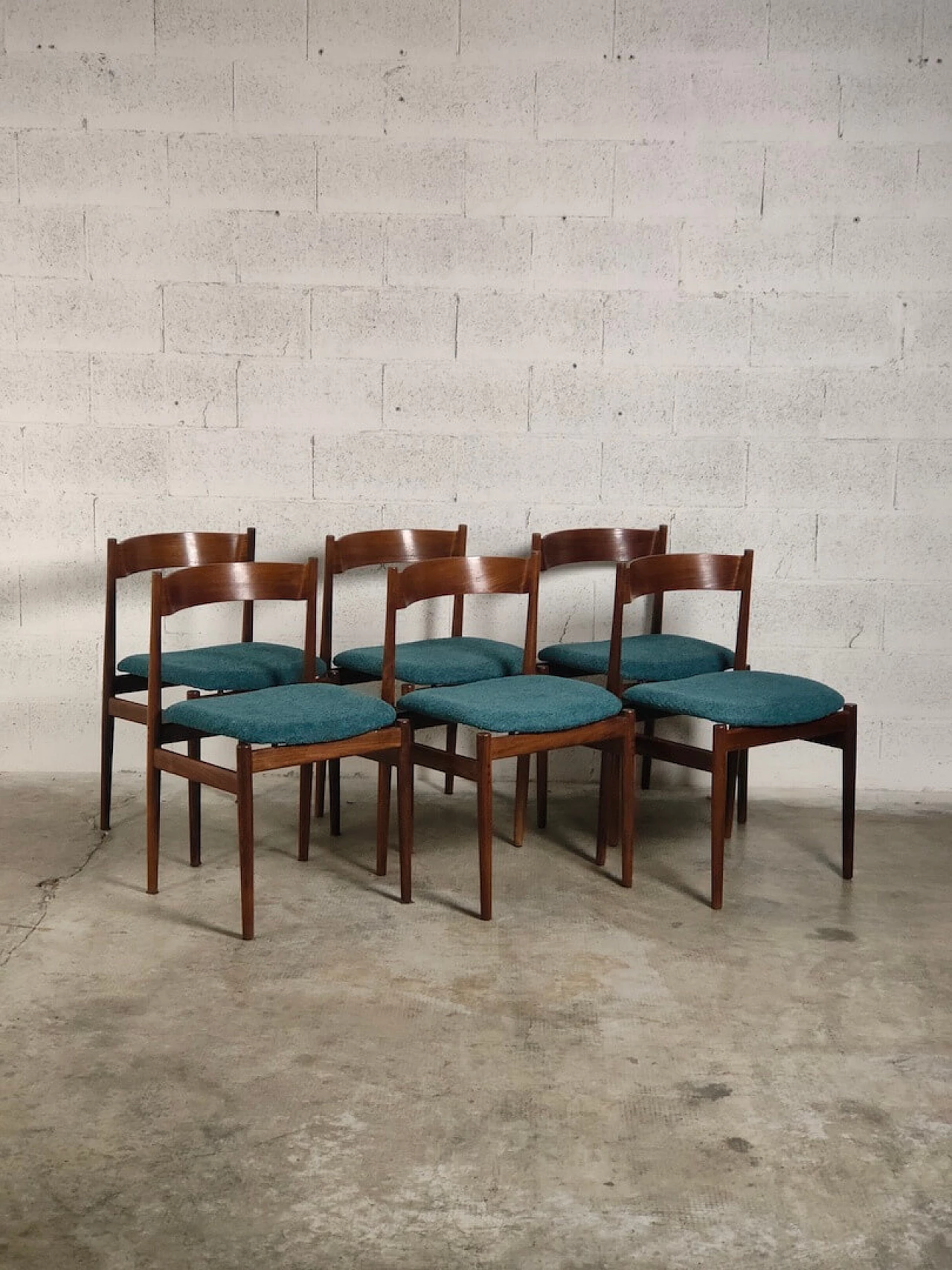 6 Chairs 107 by Gianfranco Frattini for Figli di Amedeo Cassina, 1960s 2