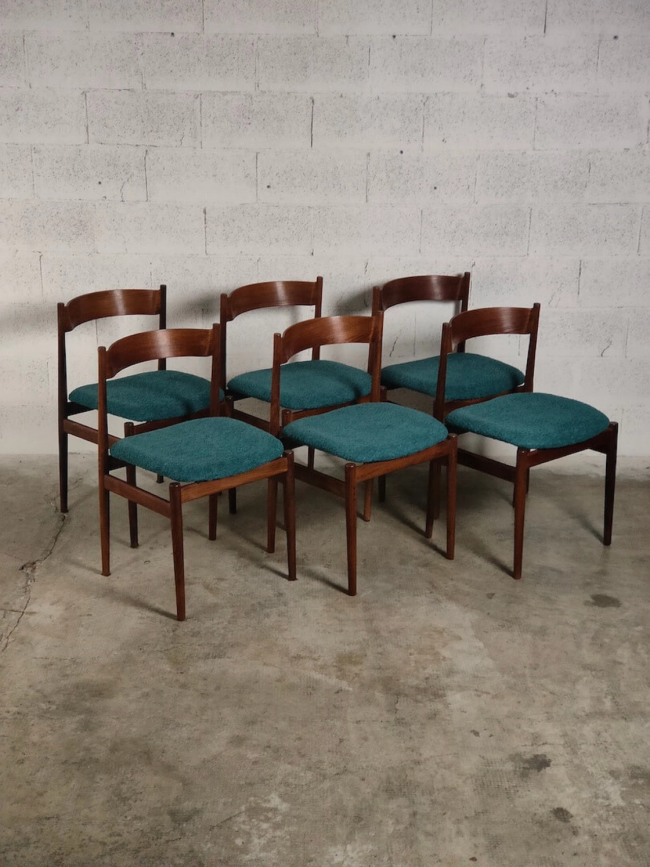 6 Chairs 107 by Gianfranco Frattini for Figli di Amedeo Cassina, 1960s 3