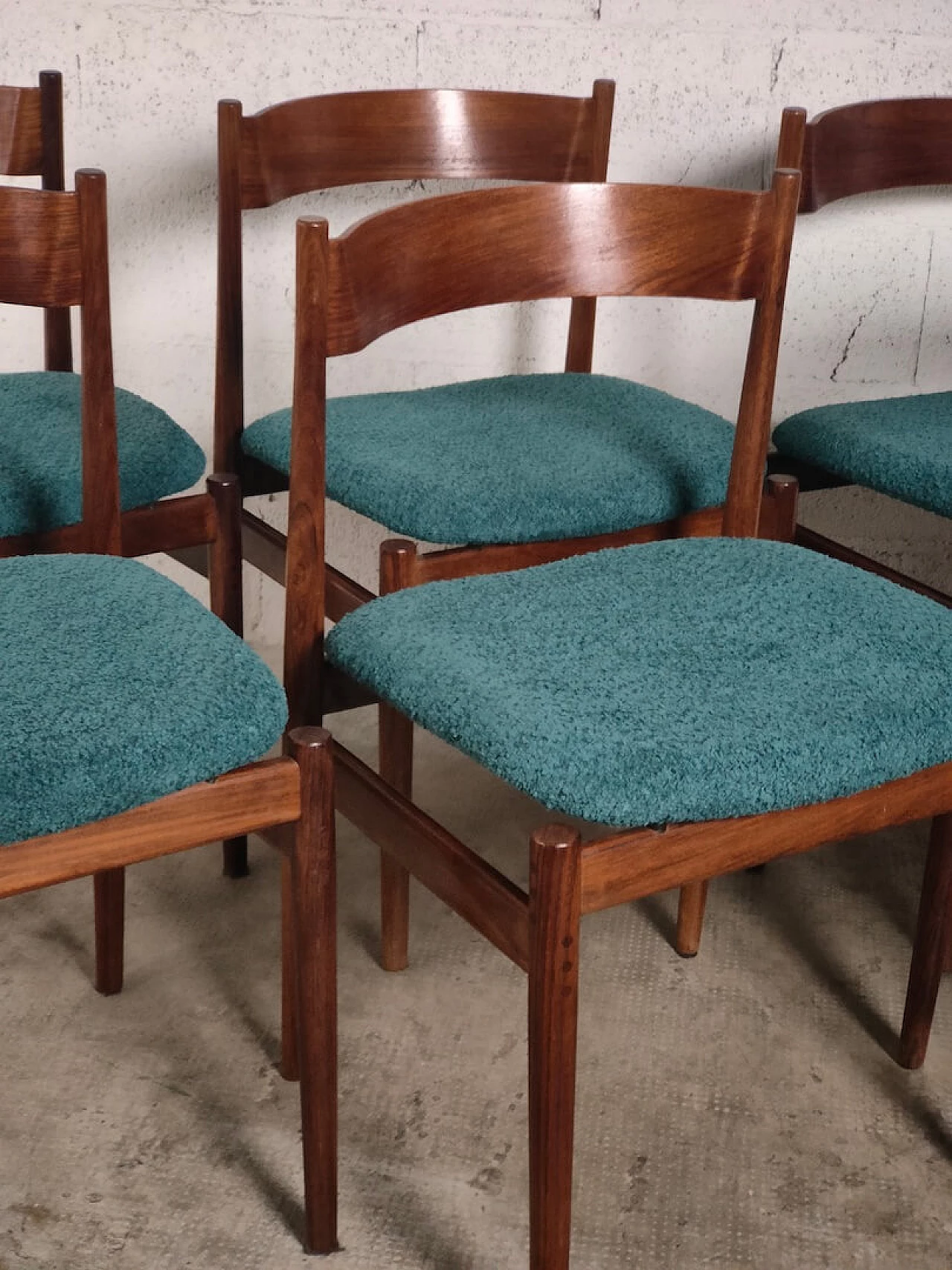 6 Chairs 107 by Gianfranco Frattini for Figli di Amedeo Cassina, 1960s 5