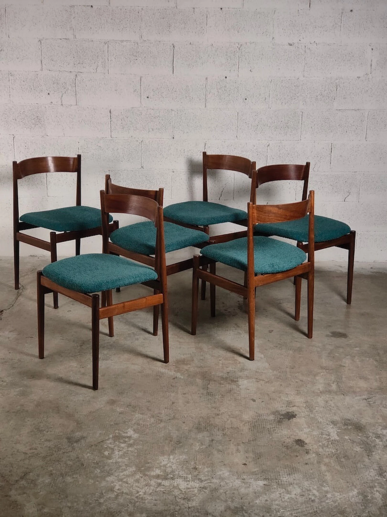 6 Chairs 107 by Gianfranco Frattini for Figli di Amedeo Cassina, 1960s 6
