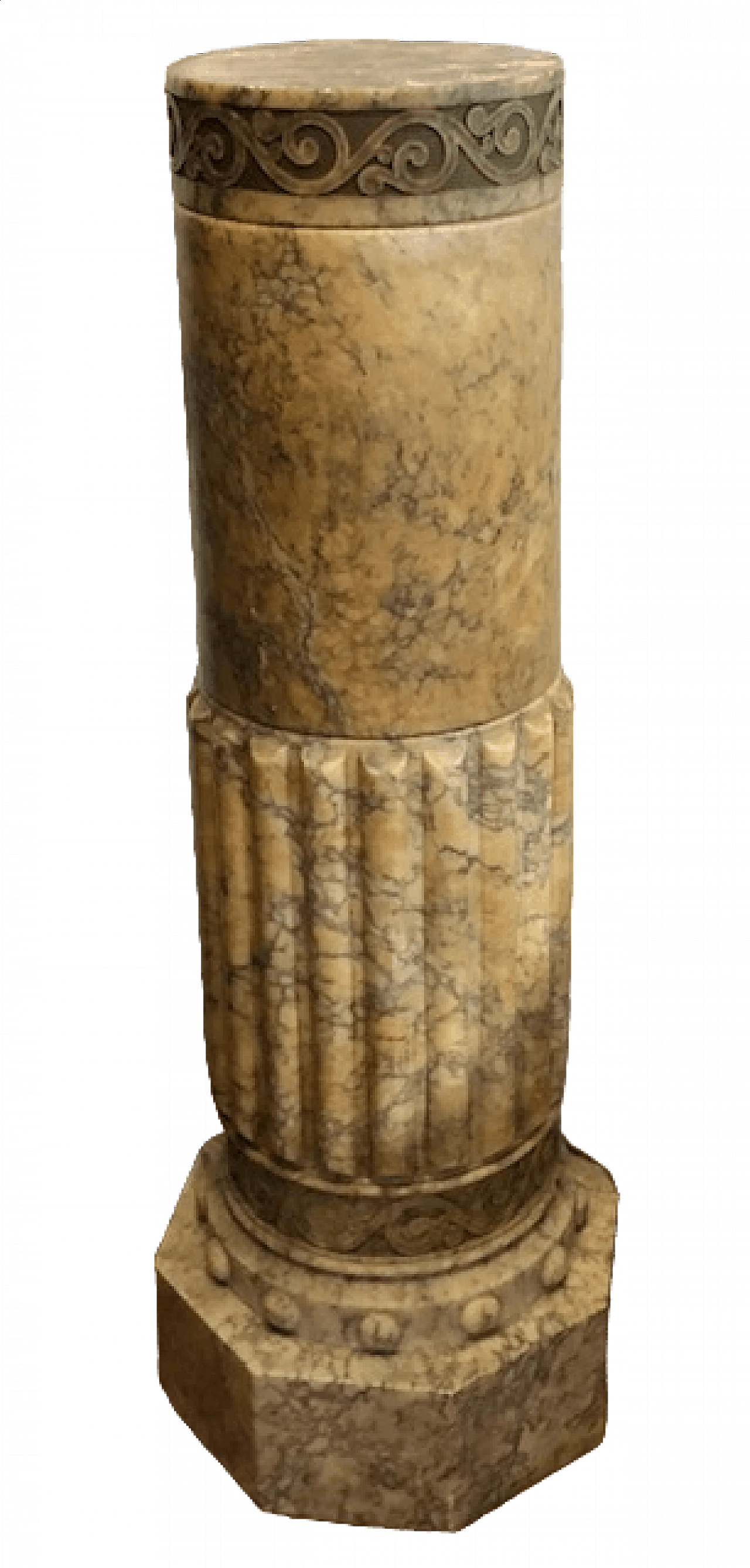 Colonna Art Déco in marmo, anni '20 9