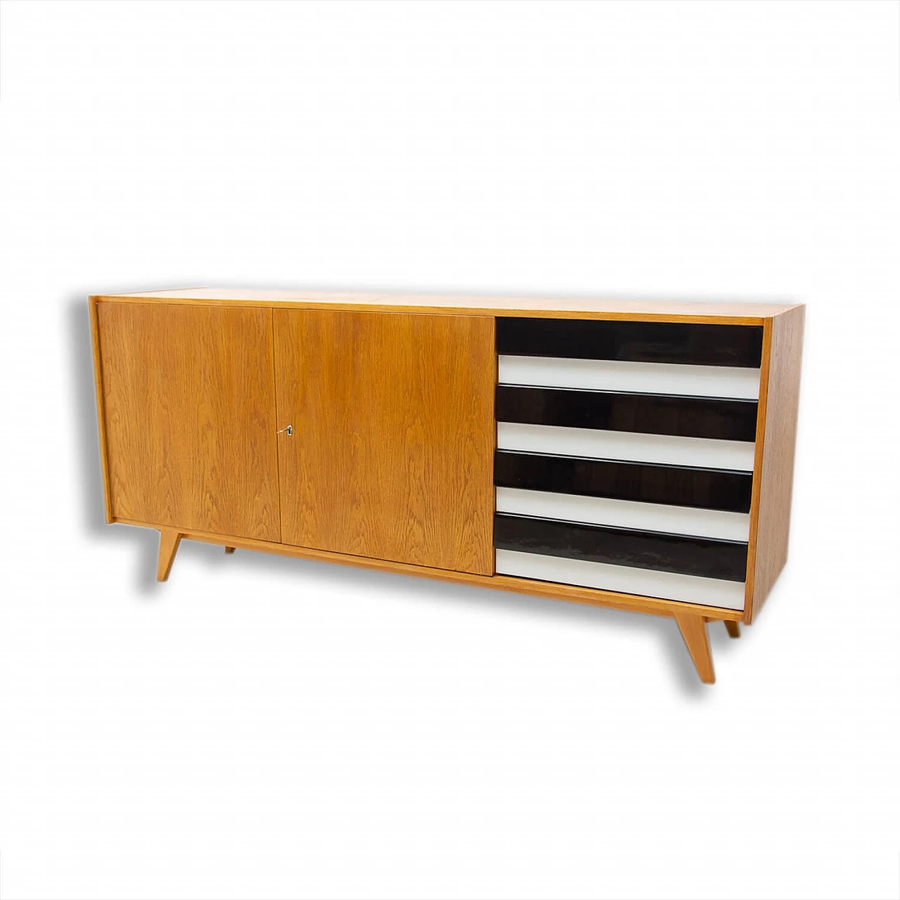 U-460 sideboard by Jiri Jiroutek for Interier Praha, 1960s 1