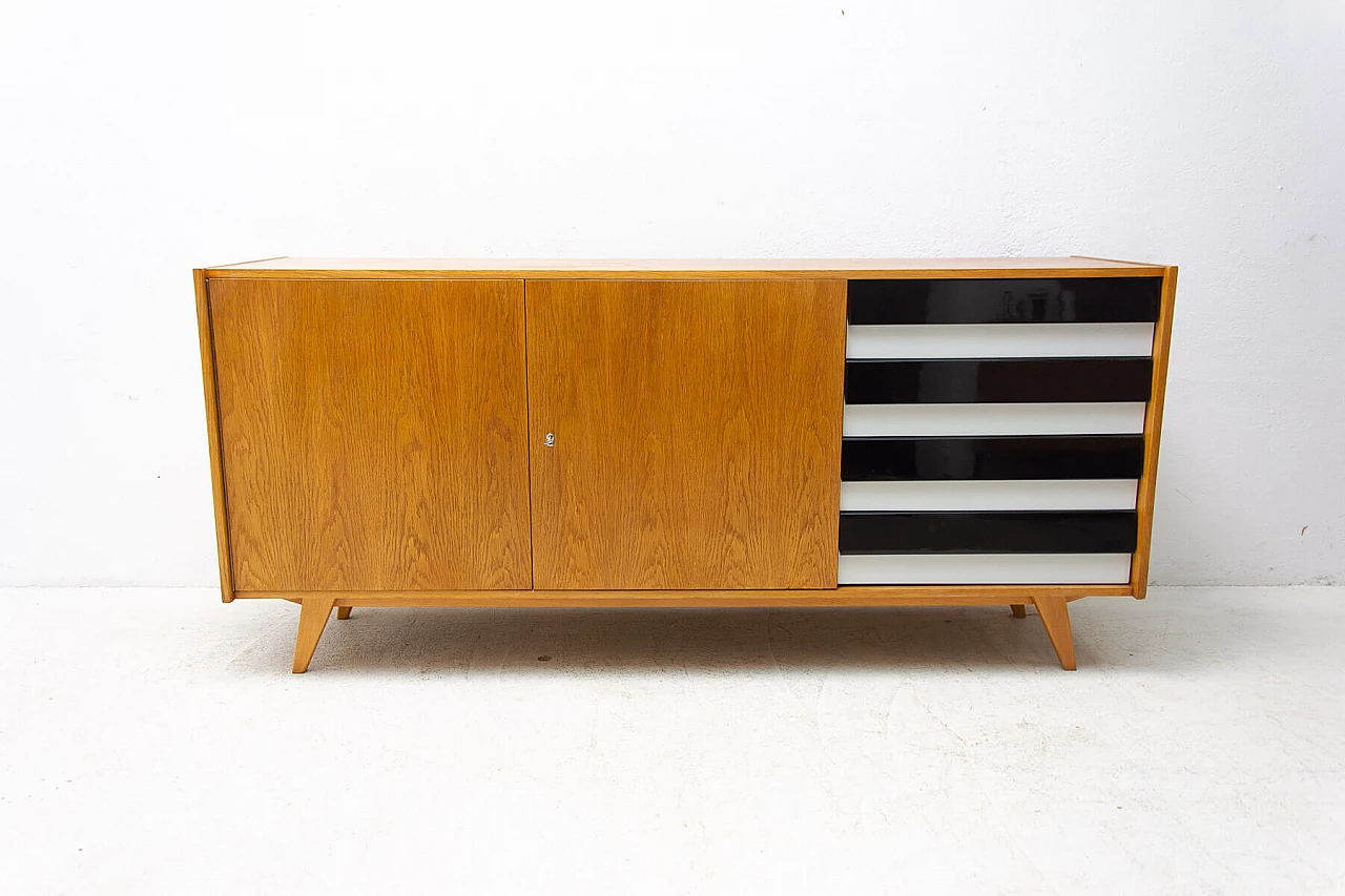 U-460 sideboard by Jiri Jiroutek for Interier Praha, 1960s 18