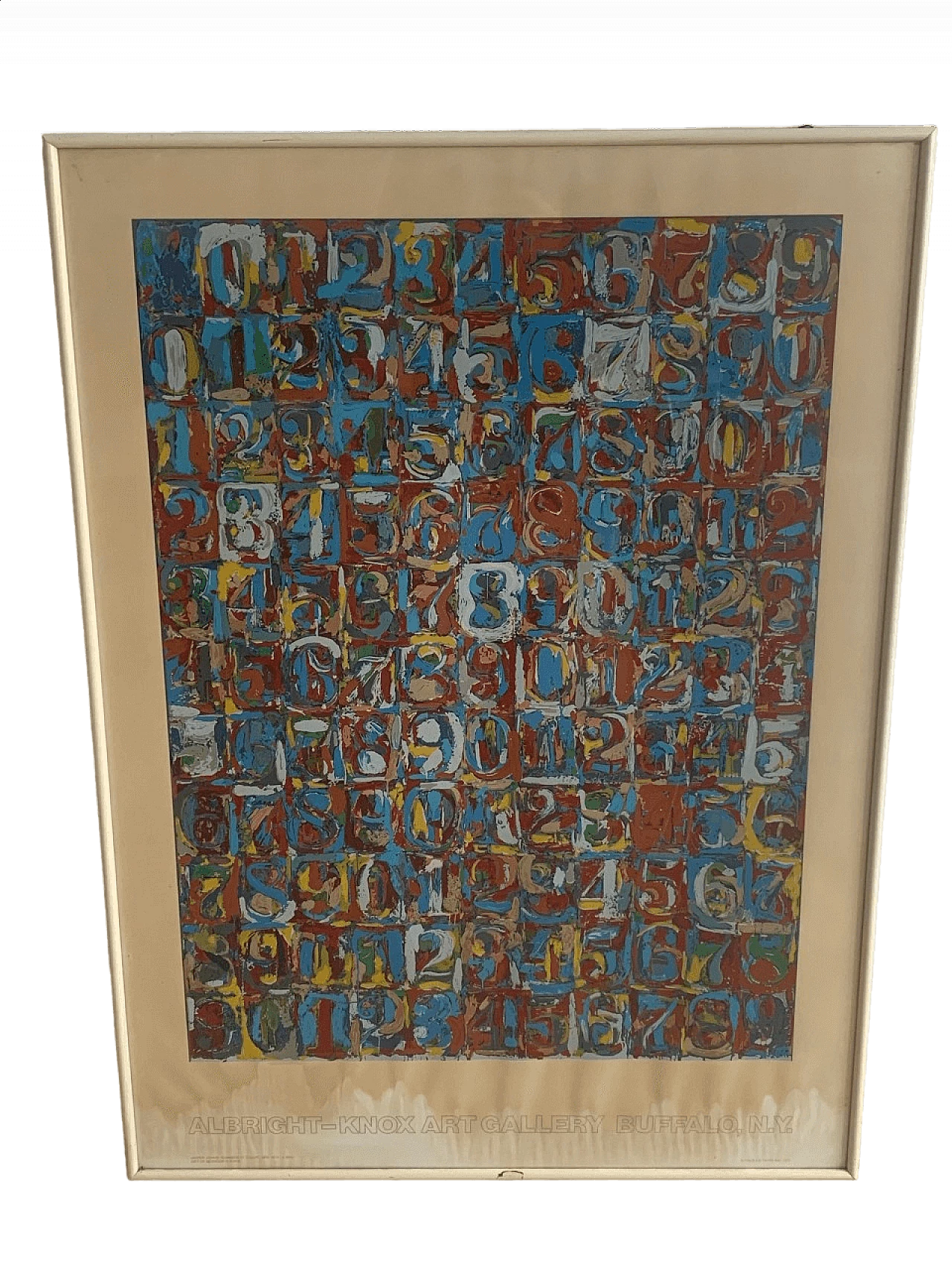 Jasper Johns, Numbers in Color, Albright-Knox Art Gallery, print, 1980s 11