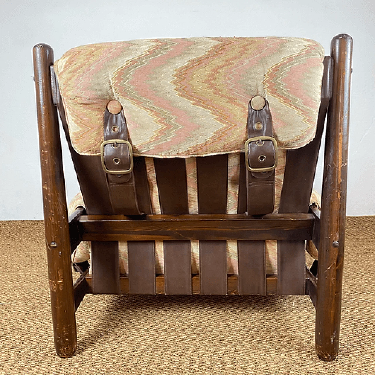 Missoni fabric armchair for Pizzetti Roma, 1950s 2