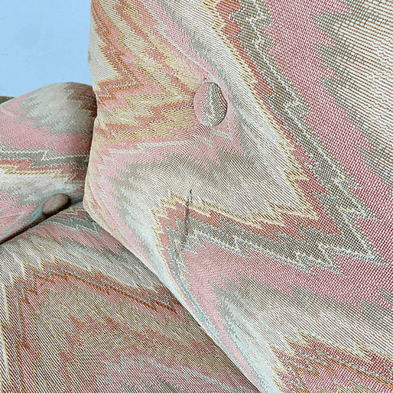 Poltrona in tessuto Missoni per Pizzetti Roma, anni '50 4