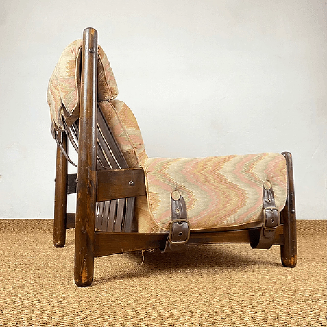 Missoni fabric armchair for Pizzetti Roma, 1950s 5
