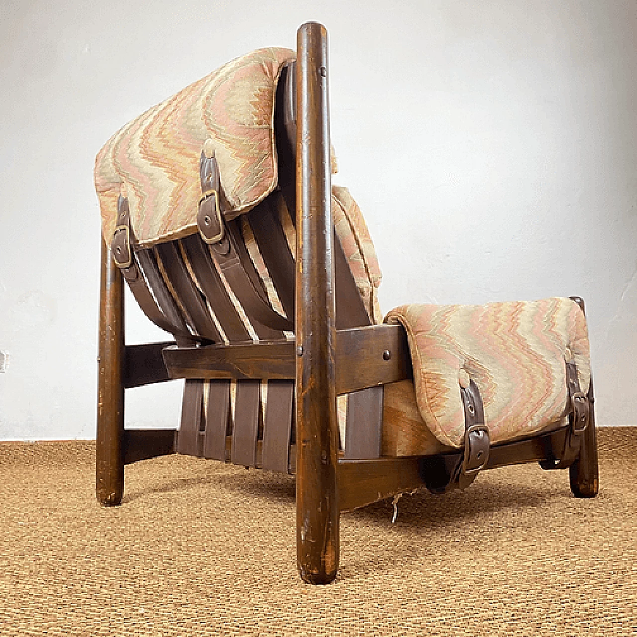 Missoni fabric armchair for Pizzetti Roma, 1950s 8