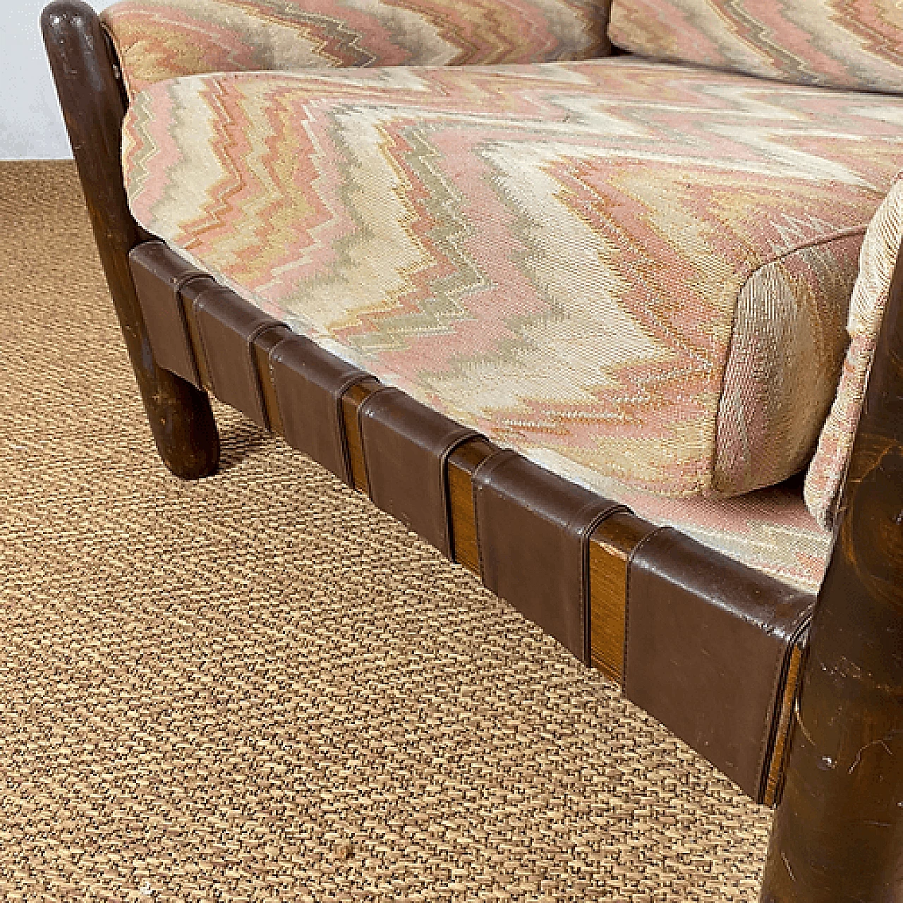 Poltrona in tessuto Missoni per Pizzetti Roma, anni '50 9