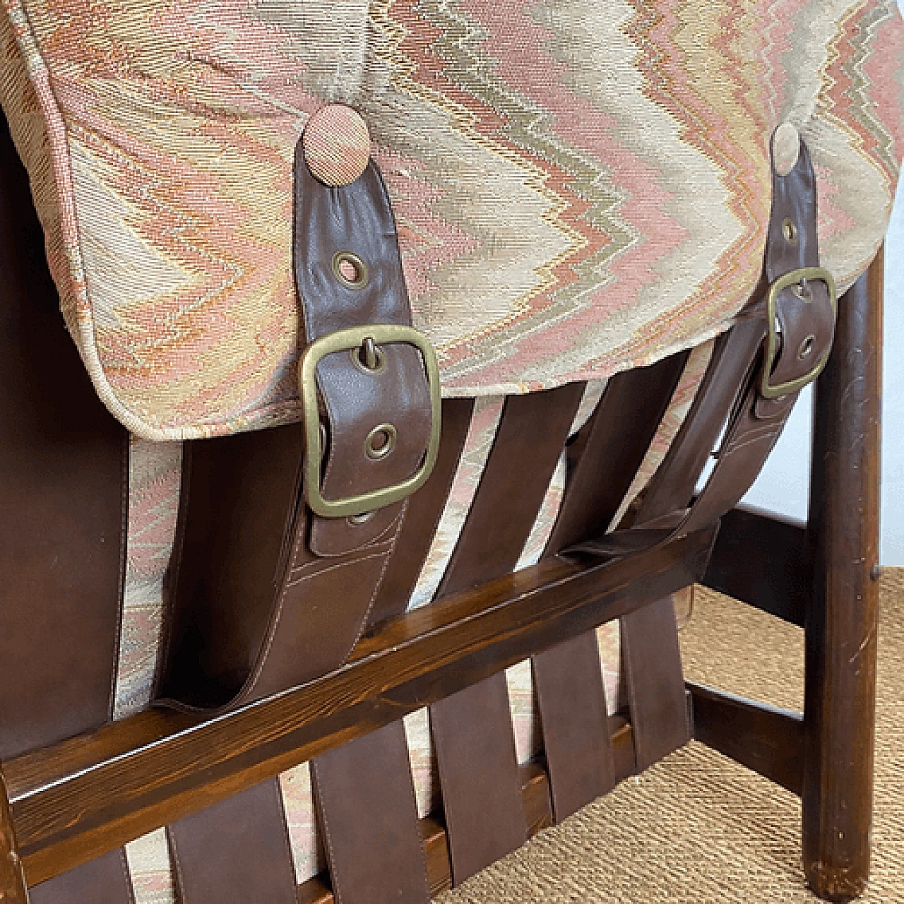 Poltrona in tessuto Missoni per Pizzetti Roma, anni '50 11