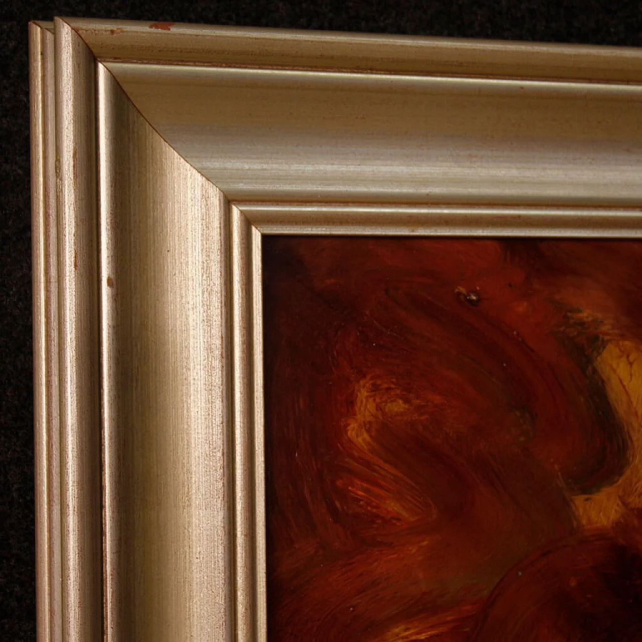 Paesaggio d'acqua, dipinto a tecnica mista su cartoncino 12