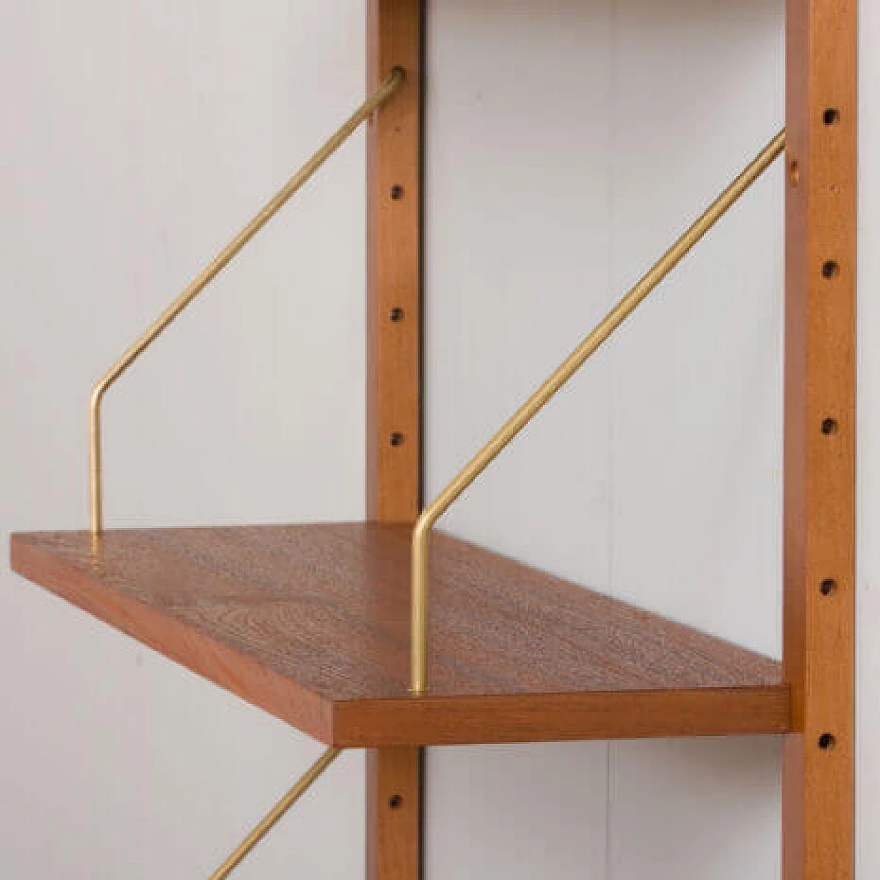 Modular bookcase in the style of Preben Sorensen and Poul Cadovius, 1960s 12