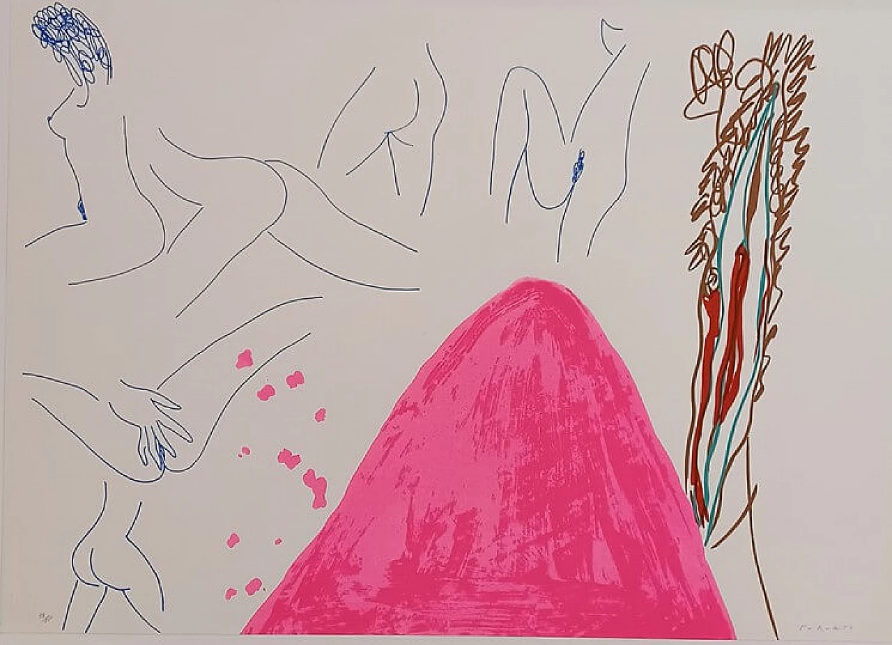 Giulio Turcato, S.T., serigrafia, anni '80 1