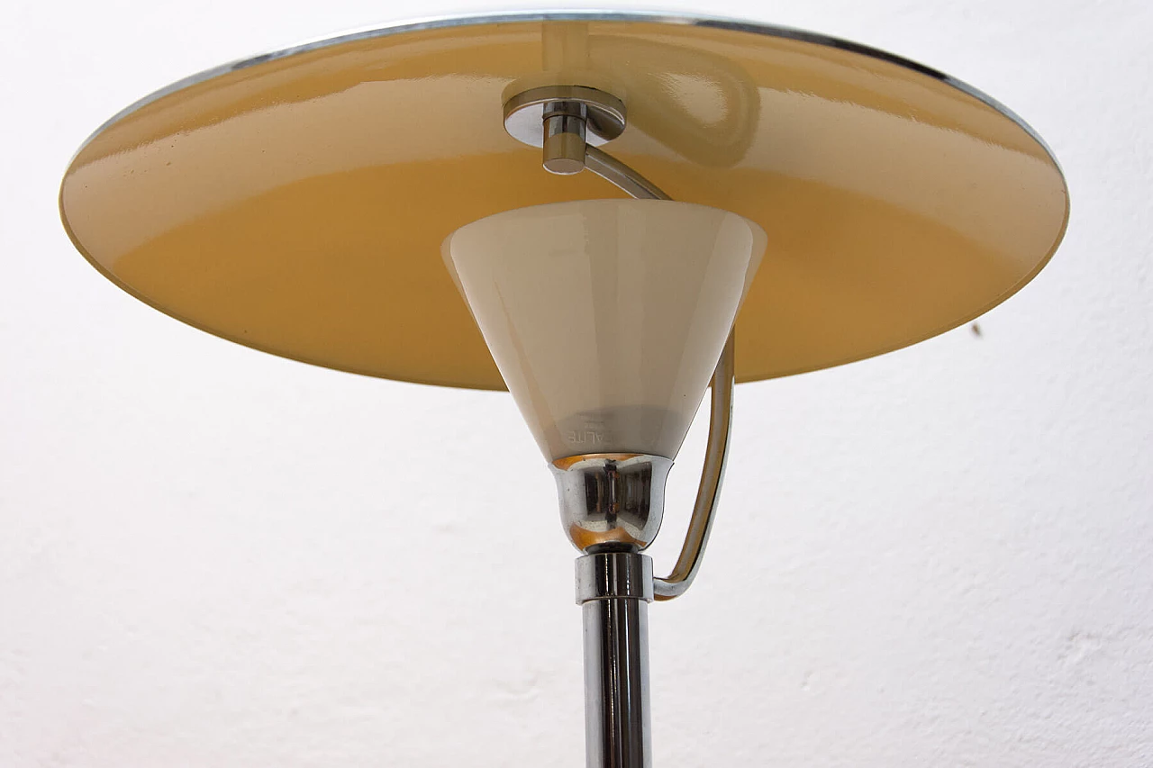 Lampada da tavolo cromata Bauhaus, anni '40 7